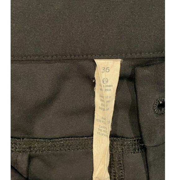 Lululemon Men Commission Warpstreme Chino 9” | Black | Sz 36 - Picture 7 of 9